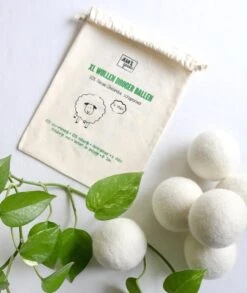 Jean's Goods Drogerballen - Droogballen - Wasdrogerballen - Wasdroger Ballen - Wasbol - Wasbollen - Wasballen - Energiebesparende Producten - Energiebesparend - Duurzaam Cadeau - RWS Wol - Zero Waste - Wasverzachter - Beige - 6 Stuks -HG Winkel 1012x1200
