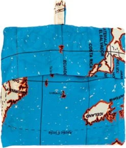 Kikkerland Waszak Voor Op Reis - Wereldkaart Print - Voor Je Vuile Was - Laundry Bag - Travel Accessoire - 17x10 Cm -HG Winkel 1019x1200 2