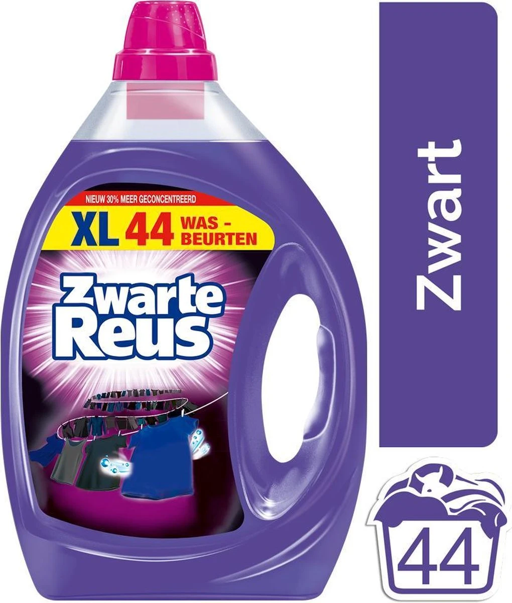 Zwarte Reus Gel - 44 Wasbeurten - Vloeibaar - Wasmiddel 13 Zwarte Reus Gel - 44 Wasbeurten - Vloeibaar - Wasmiddel - Afbeelding 13