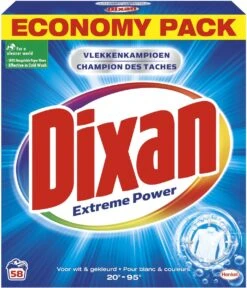 Dixan Extreme Power Waspoeder - Poeder Wasmiddel - 58 Wasbeurten -HG Winkel 1030x1200