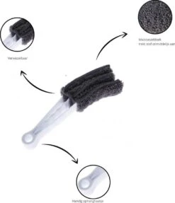 2x Luxaflex Reiniger - Jaloezie Reiniger - Lamellen Borstel - Stoffer -Plumeau - Stof Reiniger - Microvezeldoek - Borstel - -HG Winkel 1033x1200