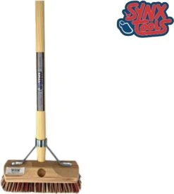 Synx Tools Luiwagen Union Mix Nylon Extra Hard 22cm - Tegel Bezem Schrobber- Bezemsteel - Schoonmaakbezem - Schrobborstels - Bezems Met Steel 150 Cm -HG Winkel 1073x1200 1