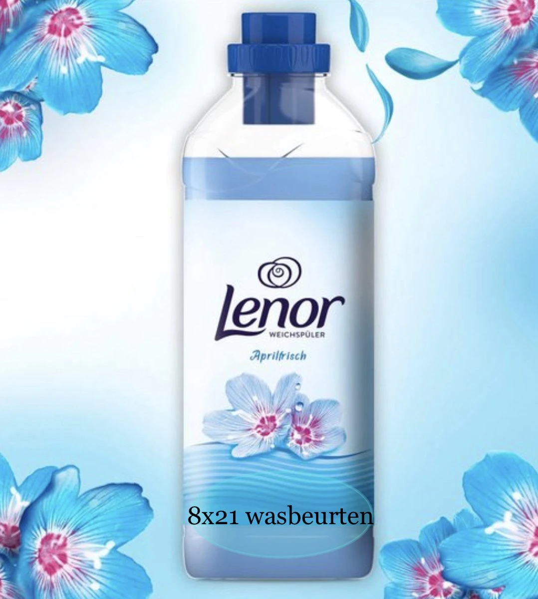 LENOR APRILFRIS WASVERZACHTER -8X21 WASBEURTEN-ST 525ML 4 LENOR APRILFRIS WASVERZACHTER -8X21 WASBEURTEN-ST 525ML - Afbeelding 4
