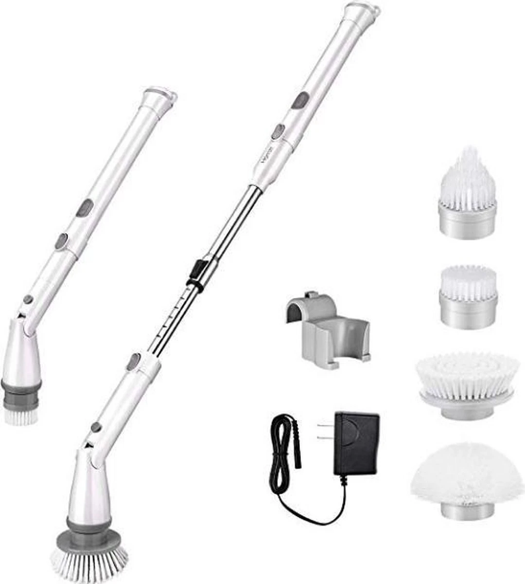 Elektrische Scrubber - Veelzijdige Schrobborstel - Elektrische Schoonmaakborstel - Binnen En Buiten Schoonmaken 2 Elektrische Scrubber - Veelzijdige Schrobborstel - Elektrische Schoonmaakborstel - Binnen En Buiten Schoonmaken - Afbeelding 2