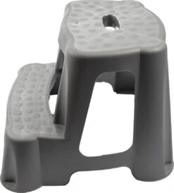 Grijs Kinderkrukje/opstapje Met 2 Treden 35 Cm - Keuken/badkamer Krukjes/opstapjes Voor Kinderen -HG Winkel 1081x1200 8