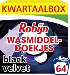 Robijn Classics Black Velvet Wasmiddeldoekjes - 4 X 16 Wasstrips - Voordeelverpakking 17 Robijn Classics Black Velvet Wasmiddeldoekjes - 4 X 16 Wasstrips - Voordeelverpakking -HG Winkel 1117x1200 1
