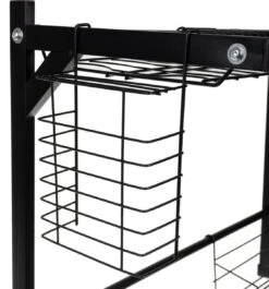 Afdruiprek Droger Zwart Voor Bestek Boven De Gootsteen 65 Cm X 29 Cm X 52 Cm -HG Winkel 1119x1200 4
