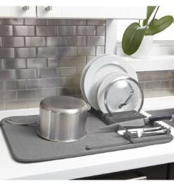 Umbra Udry Afdruiprek Met Droogmat - Antraciet -HG Winkel 1122x1200 3