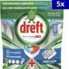 Dreft Platinum Plus All-in-One 150 Stuks (5 X 30 Vaatwastabletten) - Voordeelverpakking