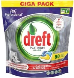Dreft Platinum - All In One Lemon - 3 X 90 (270) Stuks - Vaatwastabletten - Voordeelverpakking -HG Winkel 1145x1200