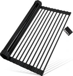 BOTC Afdruiprek - Verstelbaar - Afdruipmat Voor Afwas - Pannenonderzetter - Opvouwbaar