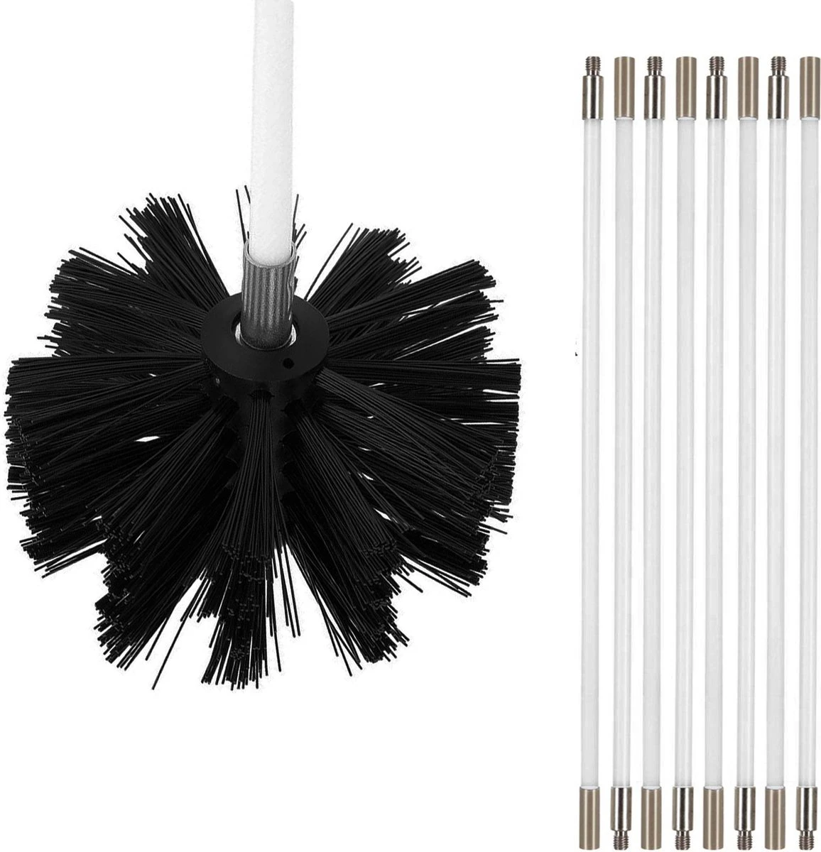 Antuza | Schoorsteenveegset | Schoorsteenreiniger | Schoorsteen Borstel | 9 Meter 1 Antuza | Schoorsteenveegset | Schoorsteenreiniger | Schoorsteen Borstel | 9 Meter