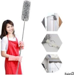 Fain® Plumeau Met Telescoopsteel – Grijs – 80 Tot 240 Cm - Uitschuifbaar – Wasbaar - Flexibel 360° Draaibaar – Duster - Microvezel Ragebol 19 Fain® Plumeau Met Telescoopsteel – Grijs – 80 Tot 240 Cm - Uitschuifbaar – Wasbaar - Flexibel 360° Draaibaar – Duster - Microvezel Ragebol -HG Winkel 1171x1200 5