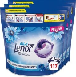 Lenor All In 1 Wasmiddel Pods - Voordeelverpakking 3 X 39 Wasbeurten -HG Winkel 1177x1200 1