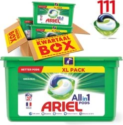 Ariel All In 1 Pods Regular Wasmiddel - Voordeelverpakking 3 X 37 Wasbeurten - Wasmiddel Pods -HG Winkel 1179x1200 1