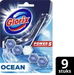 Glorix Power 5 Toiletblokken - Ocean - 9 Stuks - Halfjaarbox - Voordeelverpakking 12 Glorix Power 5 Toiletblokken - Ocean - 9 Stuks - Halfjaarbox - Voordeelverpakking -HG Winkel 1180x1200 12