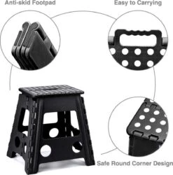 Buxibo - Kruk - Krukje - Keukentrap - Keukentrapje - Opvouwbaar Trapje - Keuken/Badkamer/Schuur Trapje - 29 X 24 X 40cm -HG Winkel 1187x1200 6