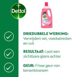 Dettol - Power & Fresh - Allesreiniger - Kersenbloesem - 8 X 1 Liter -HG Winkel 1189x1200 7