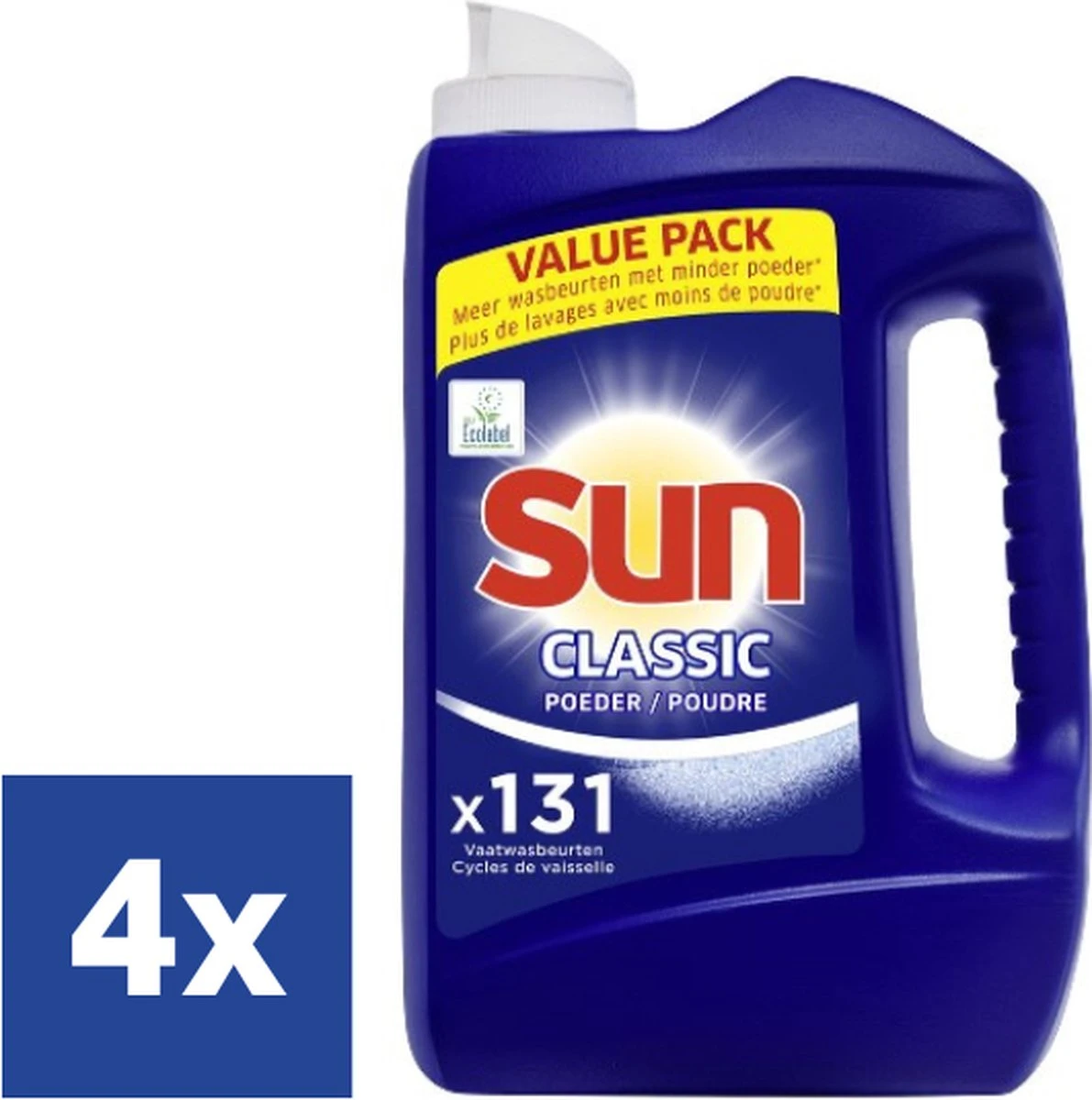 SUN® Sun Classic Vaatwaspoeder - 4 X 2.5 Kg 1 SUN® Sun Classic Vaatwaspoeder - 4 X 2.5 Kg