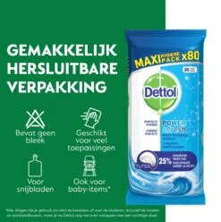 Dettol - Power & Fresh - Schoonmaakdoekjes - Oceaanfris - 4 X 80 Doekjes -HG Winkel 1196x1200 13