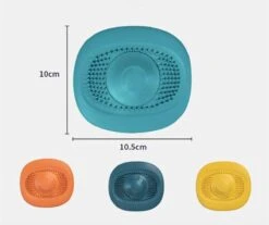 Heuts Goods - Gootsteenzeef - Gootsteenstop - Afvoerzeef - Afvoerstop - Spoelbal - Bad - Douchebak - Keuken - Wasbak - Badkuip - Siliconen - Donkerblauw -HG Winkel 1200x1006