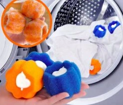 Merkloos Wasbol - Kat - Haarverwijderaar Voor Huisdieren - Haarverwijderaar - Wasbollen Voor Wasmachine - Wasbollen - 6 Stuks - Drogerballen. -HG Winkel 1200x1027