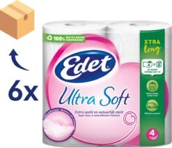Edet Ultra Soft Xtra Long 4-laags Toiletpapier - 24 = 48 Rollen -HG Winkel 1200x1029 3