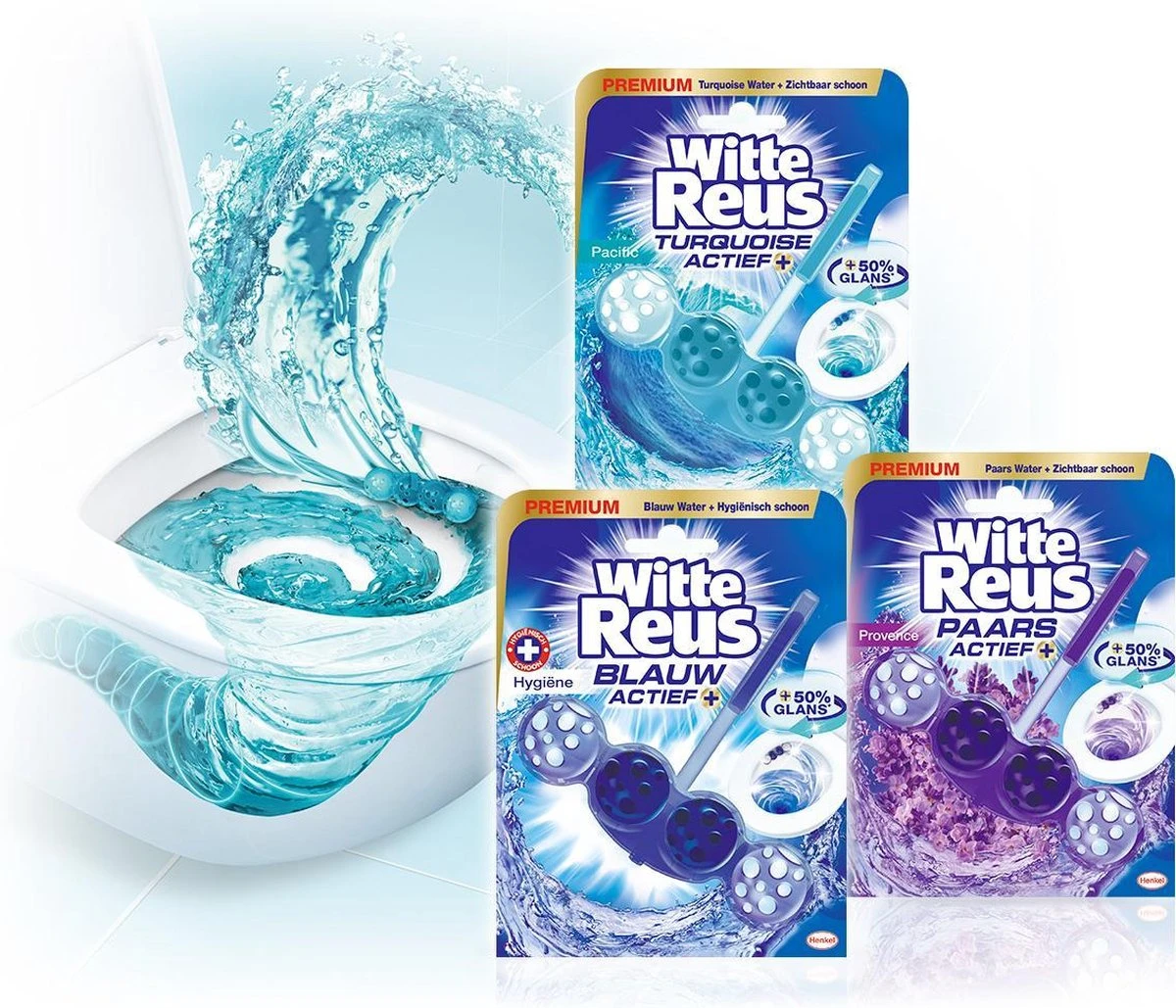 Witte Reus Paars Actief Toiletblok - Lavendel - WC Blokjes Voordeelverpakking - 10 Stuks 7 Witte Reus Paars Actief Toiletblok - Lavendel - WC Blokjes Voordeelverpakking - 10 Stuks - Afbeelding 7