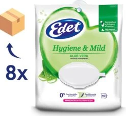 Edet Aloe Vera Vochtig Toiletpapier - 8 X 40 Stuks - Halfjaar Voorraad -HG Winkel 1200x1101 4