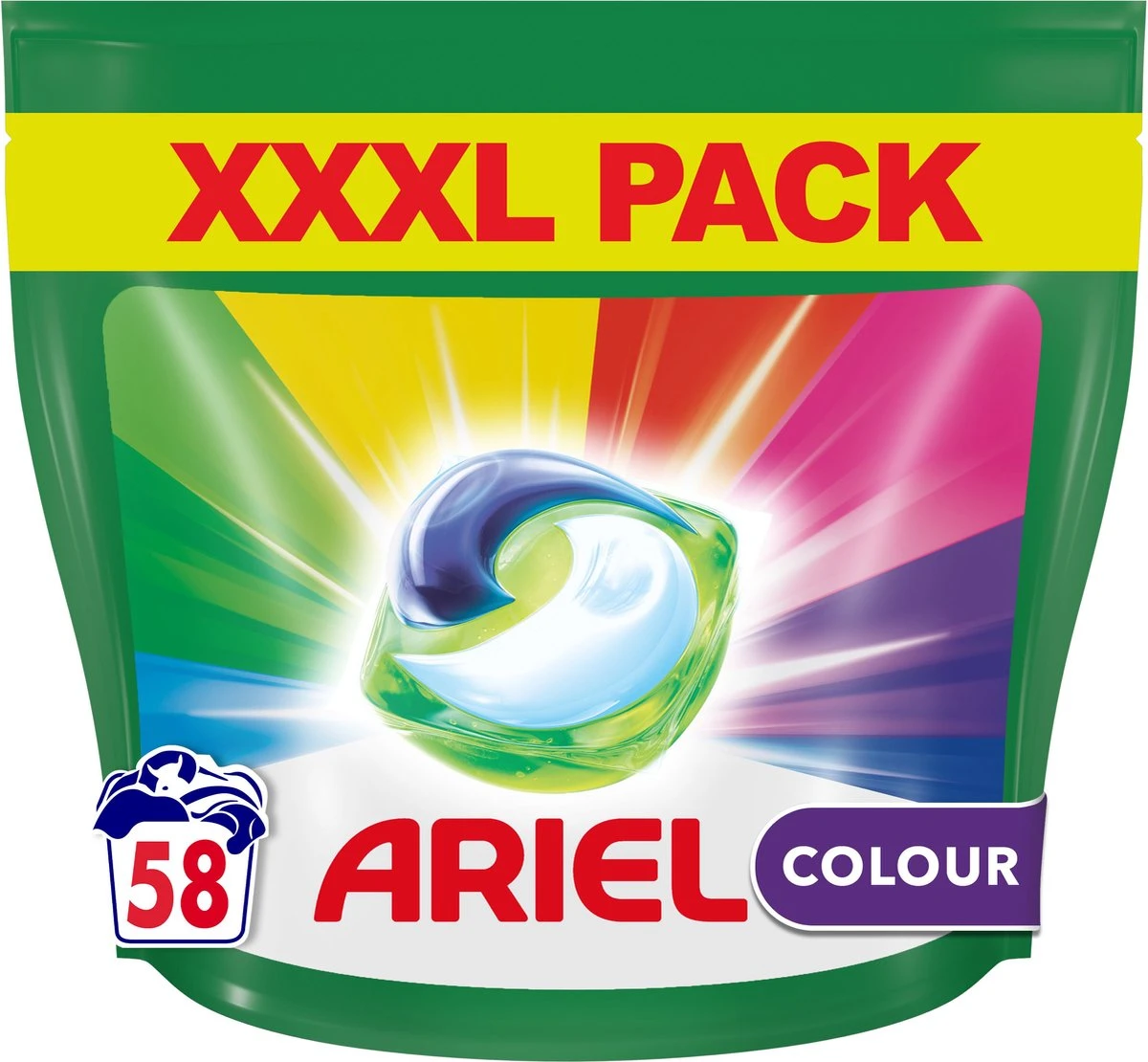 Ariel All-in-1 PODS Wasmiddelcapsules Kleur - 58 Wasbeurten 2 Ariel All-in-1 PODS Wasmiddelcapsules Kleur - 58 Wasbeurten - Afbeelding 2