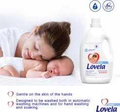 Lovela Baby - Hypoallergeen Wasmiddel Voor Het Wassen Van Gekleurde Baby- En Kinderkleding - 1.45 Liter -HG Winkel 1200x1120