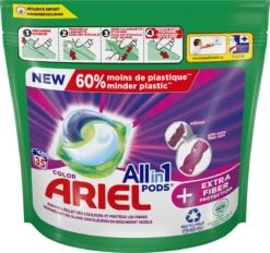 Ariel All In 1 Wasmiddel Pods + Extra Vezelbescherming - Voordeelverpakking 3 X 35 Wasbeurten -HG Winkel 1200x1126 1