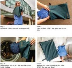 STNKY Pro Edition - Wasbare Sport, Reis- En Wastas - Groen - 13 Liter - Geurloos -HG Winkel 1200x1129 1