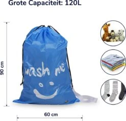 Wonair - Grote Waszak - 60x90cm - Hemelsblauw - Met Trekkoord En Draagband 13 Wonair - Grote Waszak - 60x90cm - Hemelsblauw - Met Trekkoord En Draagband -HG Winkel 1200x1147 1