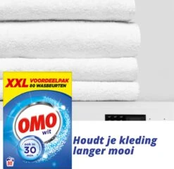 Omo Wit XXL Waspoeder 80 Wasbeurten -HG Winkel 1200x1165