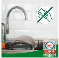 Dreft Platinum Plus All In One - Vaatwastabletten - Voordeelverpakking 5 X 16 Stuks -HG Winkel 1200x1168 4