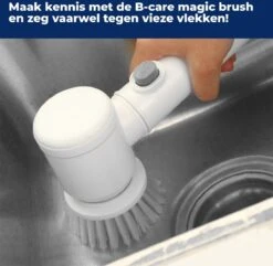 B-care Magic Brush - Elektrische Multifunctionele Schoonmaakborstel - 7 Opzetstukken - Wasborstel - Poetsmachine - Schrobborstel - Handborstel - Werkborstel - Schrobber - Boorborstel - Reinigingsborstel 21 B-care Magic Brush - Elektrische Multifunctionele Schoonmaakborstel - 7 Opzetstukken - Wasborstel - Poetsmachine - Schrobborstel - Handborstel - Werkborstel - Schrobber - Boorborstel - Reinigingsborstel -HG Winkel 1200x1170 8