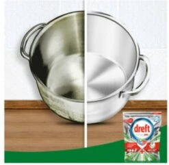 Dreft Platinum Plus All In One Deep Clean - Vaatwastabletten - Voordeelverpakking 5 X 16 Stuks -HG Winkel 1200x1173 9