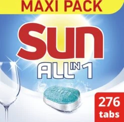SUN® Sun All-in 1 Normaal Vaatwastabletten - 276 Tabletten - Voordeelverpakking -HG Winkel 1200x1174 5