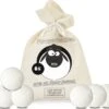Merkloos Drogerballen Wol XL 6 Stuks - Duurzaam - Wasverzachter - Drogerbollen - Wasdrogerballen - Wasbollen