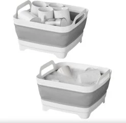 Opvouwbare Wasbak 18L - Met Stop - Afwasbak - Afwasteil - 30x30x20 Cm -HG Winkel 1200x1175 5