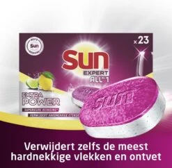 SUN® Sun All-In-1 Extra Power Lemon Vaatwastabletten - 6 X 23 Tabletten - Voordeelverpakking -HG Winkel 1200x1176 5
