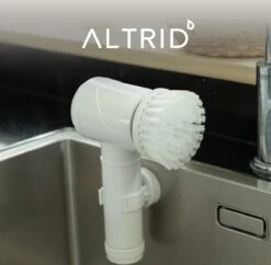 Altrid Elektrische Schoonmaakborstel - Oplaadbaar - Verbeterde Versie - 3 Opzetstukken - Poetsmachine - Handborstel - Schrobborstel - Schrobber - Reinigingsborstel - Schoonmaakmiddelen -HG Winkel 1200x1176 9