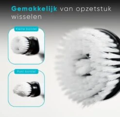 Merkloos Scrubclean Elektrische Schoonmaakborstel-7 In 1 Schrobber Met Steel-2 Standen Poetsmachine-max 130cm-badkamer/keuken/auto +gratis Houder -HG Winkel 1200x1178 11