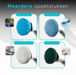 Merkloos Scrubclean Elektrische Schoonmaakborstel-7 In 1 Schrobber Met Steel-2 Standen Poetsmachine-max 130cm-badkamer/keuken/auto +gratis Houder -HG Winkel 1200x1182 7