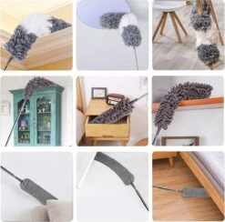ForDig 7-Delige Plumeau Set - Duster Met Telescoopsteel Uitschuifbaar Tot 250 Cm - Inclusief Ragebol / Voegenborstel / Microvezel Doek / Chenille Borstel - Wasbaar - 360 Graden Draaibaar 12 ForDig 7-Delige Plumeau Set - Duster Met Telescoopsteel Uitschuifbaar Tot 250 Cm - Inclusief Ragebol / Voegenborstel / Microvezel Doek / Chenille Borstel - Wasbaar - 360 Graden Draaibaar -HG Winkel 1200x1184 19