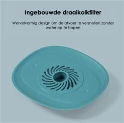 Heuts Goods - Gootsteenzeef - Gootsteenstop - Afvoerzeef - Afvoerstop - Spoelbal - Bad - Douchebak - Keuken - Wasbak - Badkuip - Siliconen - Donkerblauw -HG Winkel 1200x1196 10