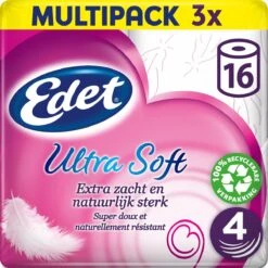 Edet Ultra Soft Wc Papier - 4-laags - 48 Rollen -HG Winkel 1200x1198 90