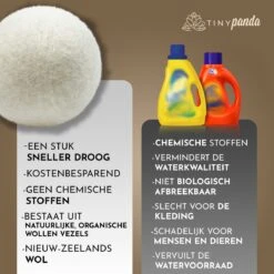 Merkloos Droger Ballen XL 8 Stuks – Zero Waste Dryer Balls - Duurzaam – Wasverzachter – Herbruikbare Drogerballen – Droogt De Was Sneller – Tiny Panda -HG Winkel 1200x1199 38