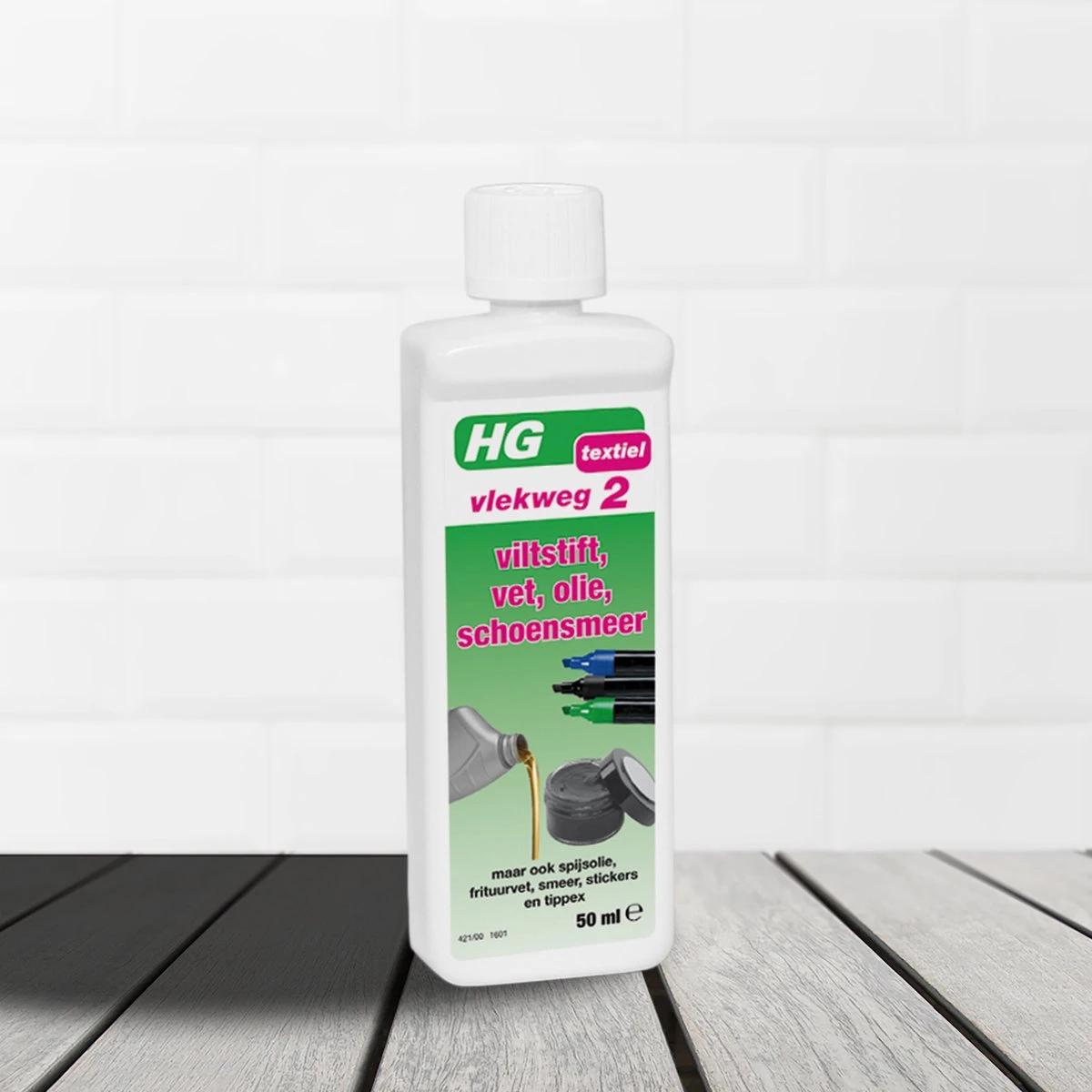 HG Vlekweg 2 - 50ml - Voor O.a. Vlekken Van Viltstift, Vet, Olie & Schoensmeer 5 HG Vlekweg 2 - 50ml - Voor O.a. Vlekken Van Viltstift, Vet, Olie & Schoensmeer - Afbeelding 5